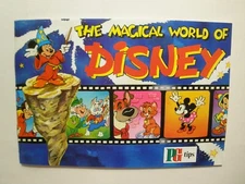 Vtg The Magical World of Disney PG Tips Tea Trading Cards Booklet Full Set of 25