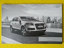 Audi Q7 SE S Line Auto Prospekt Verkaufskatalog April 2011 NEUWERTIG Q 7 B