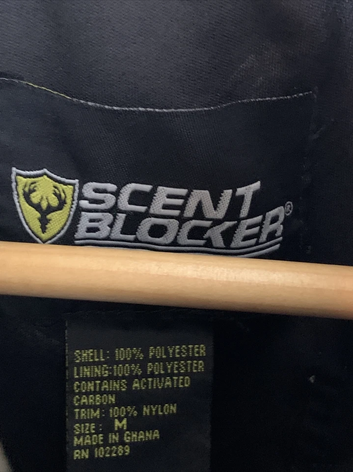 Scent Blocker Mens Camouflage Size Med Quarter Zip Hunting Sweater - Image 3 of 4