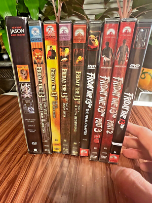 Friday the 13th DVD 1-8 Hell Freddy Jason X Slasher Collection