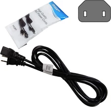HQRP 10ft AC Power Cord for Sony KDL-46VE5 KDL-46VL150 KDL-46VL160 KDL-46W4100