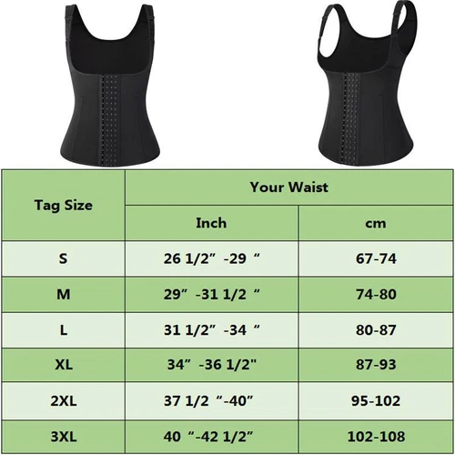 Faja Para Adelgazar Reductoras Abdomen Faja De Ejercicio Tank Top Mujer y Hombre - Picture 2 of 38