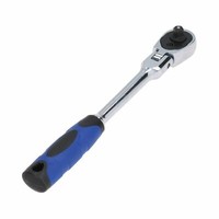 "1/4\" Antrieb Flexible Ratsche SteckschlüSsel Flexi Kopf 72 ZäHne Schnellspanner"