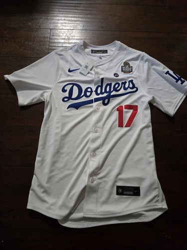 NWT Shohei Ohtani #17 Dodgers Nike Vapor 2024 World Series Jersey Mens Medium