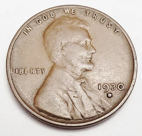 1930 D Lincoln Wheat Cent / Penny AVE CIRCULATED **FREE SHIPPING**