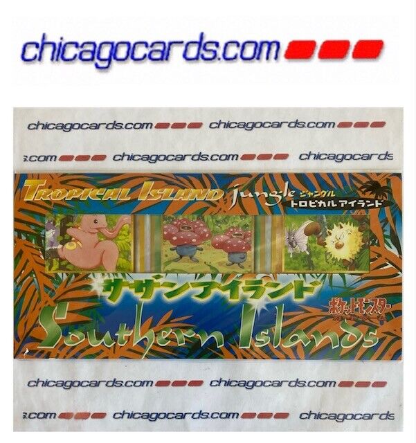 Japanese Pokemon Southern Tropical Island Jungle 3-Card Set Japanese Pokemon Southern Tropical Island Jungle 3-Card Set