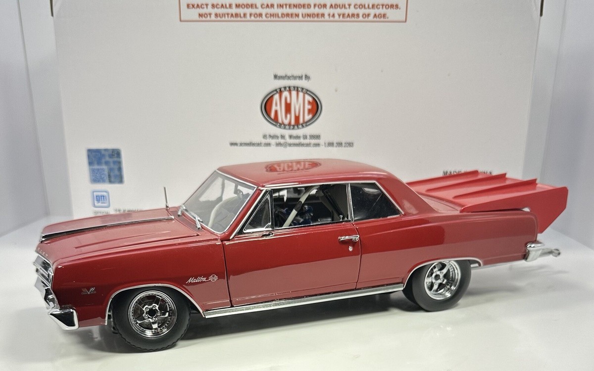 GMP/Highway 61 1/18 Scale CHEVY CHEVELLE “CUSTOM PRO-STREET DRAG VERSION”  Of
