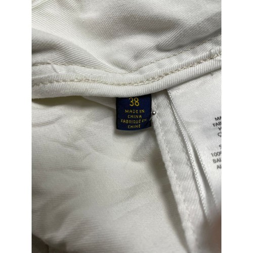 Classic Cream Cotton Chino Shorts Casual Summer Bermuda - Picture 10 of 17