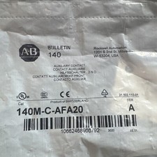 Allen Bradley 140M-C-AFA20 Auxiliary Contact Block NIP New