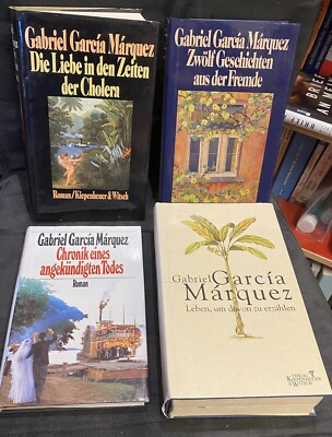 Gabriel Garcia Marquez - Sammlung 4 ältere Hardcover 