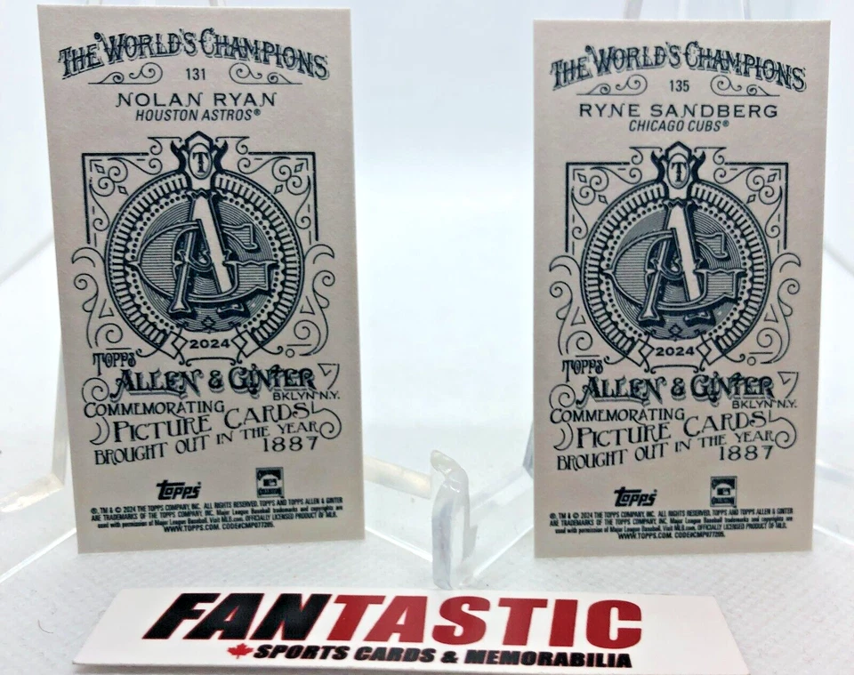 2024 Topps Allen & Ginter MINI A&G BACK Parallel Card YOU PICK - Image 2 of 2