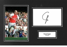 Pascal Cygan Signed 12x8 Photo Display Arsenal Memorabilia Autograph COA
