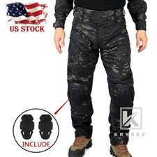 KRYDEX Gen4 Combat Trouser with Knee Pads Tactical Pants Clothing Black MC Camo