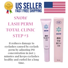 Snow Lash Total Clinic Step #3, Lash Lifting & perm Step#3, Reduce Damage Lashes