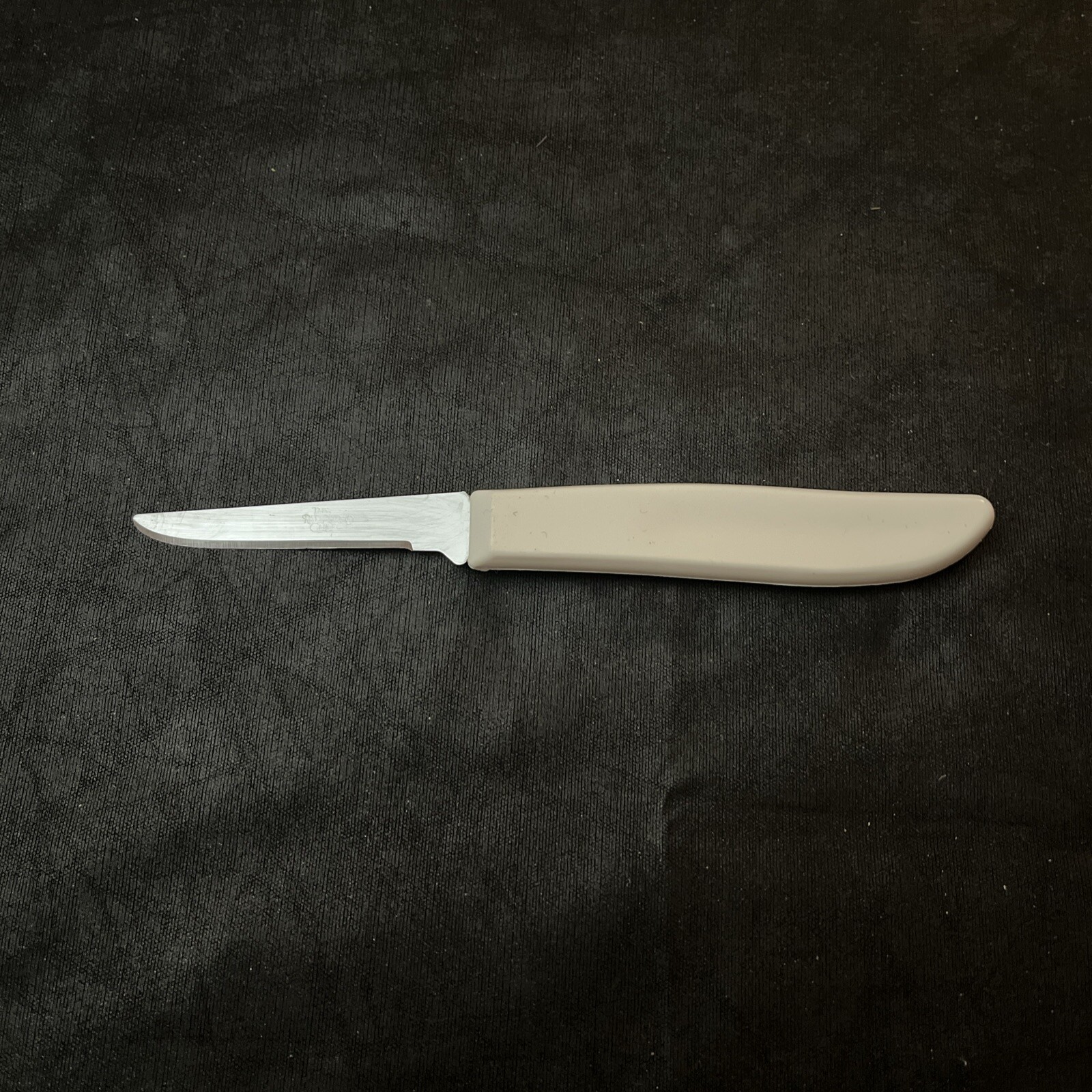Pampered Chef Quikut Paring Knife White Handle 2.5" Blade eBay