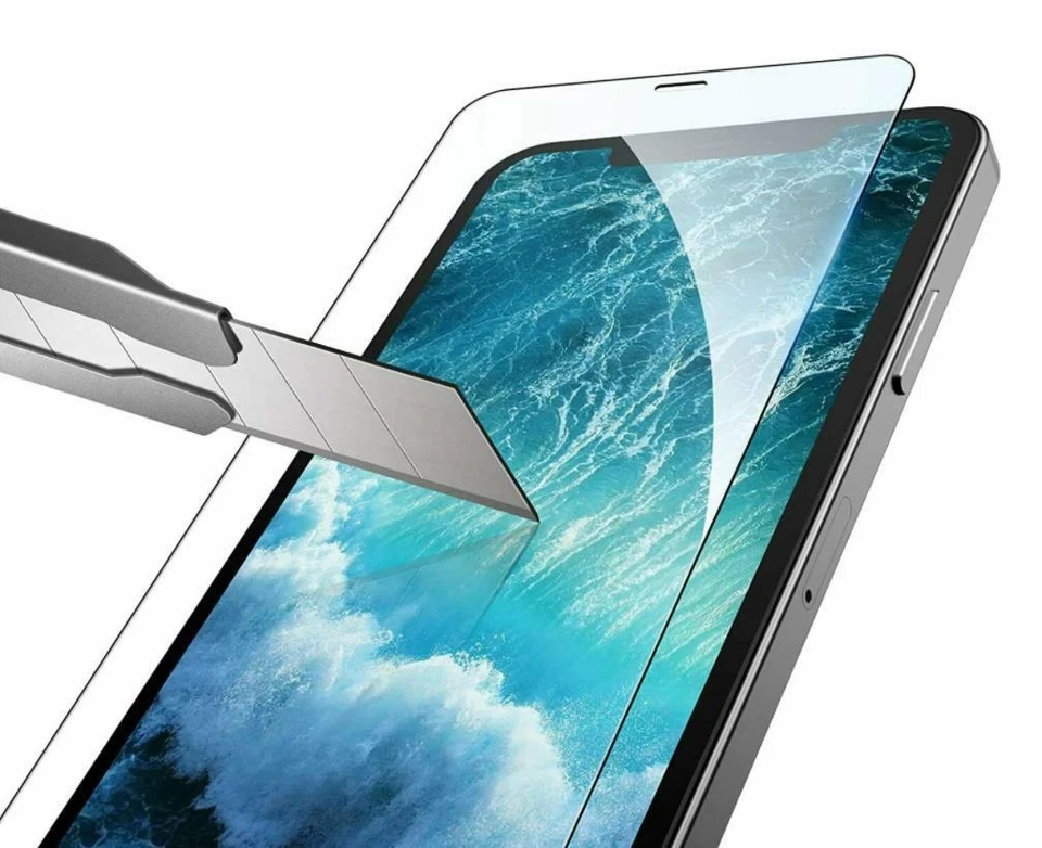 Paquete de 3 protectores de pantalla de vidrio templado premium para iPhone X/XS/XR 11 12 Pro Max Foto 3 de 4