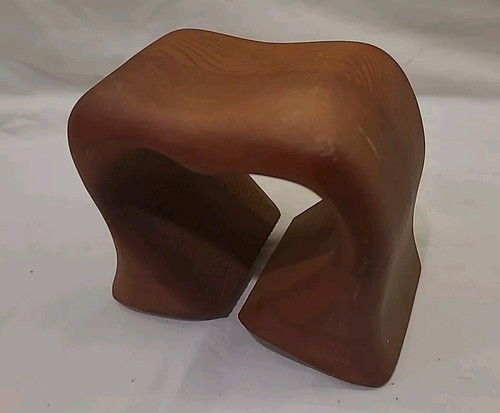 Handcrafted Native Redwood Heart Shaped Sculpture - Picture 10 of 15