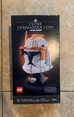 DISNEY LEGO Star Wars Clone Commander Cody Helmet 75350 RETIRED Building Set NEW