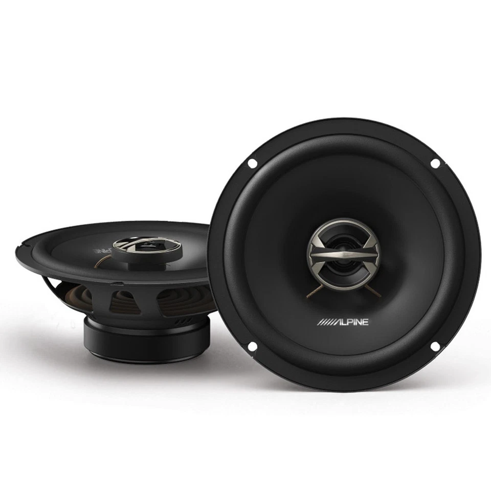 2 Pairs (4 Total) Alpine EL-E65-G 6.5" 2-way 4-ohm Coaxial Car Speakers - Image 2 of 3