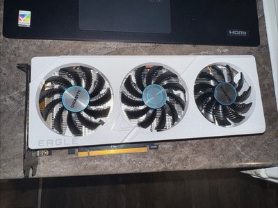 (FOR PARTS) GIGABYTE RTX 4060 Eagle OC ICE  (Dummy Core & VRAM) No Box AS IS