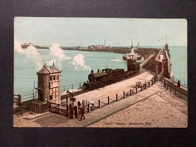 Admiralty Pier Dover Kent Vintage Postkarte J26