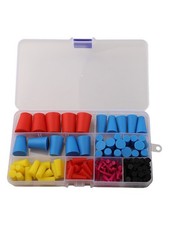 125pcs Silicone Rubber Tapered Plug Set for Various