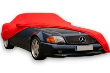 Ganzgarage Indoor Stretch Cover Carcover f&uuml;r Mercedes Benz SL R129 Rot