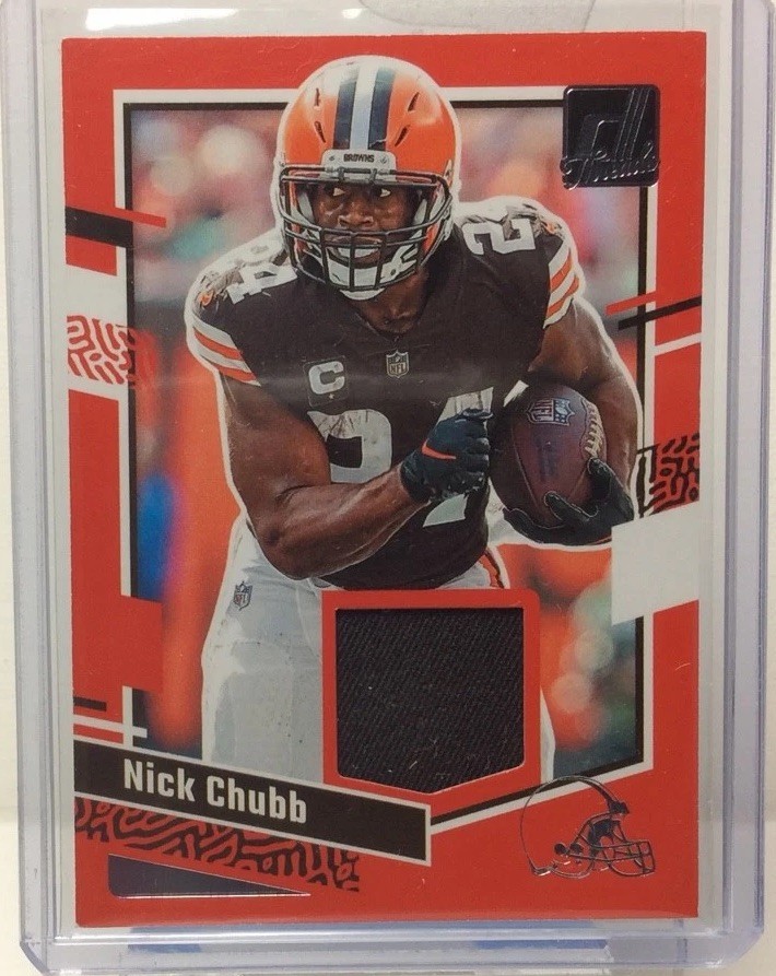 2023 Panini Donruss - Donruss Threads Nick Chubb #DTH-NC (MEM)