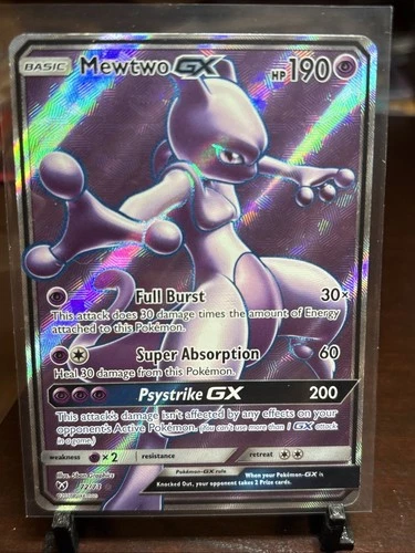 Mewtwo GX (Full Art) Ultra Rare Shining Legends 72/73 LP