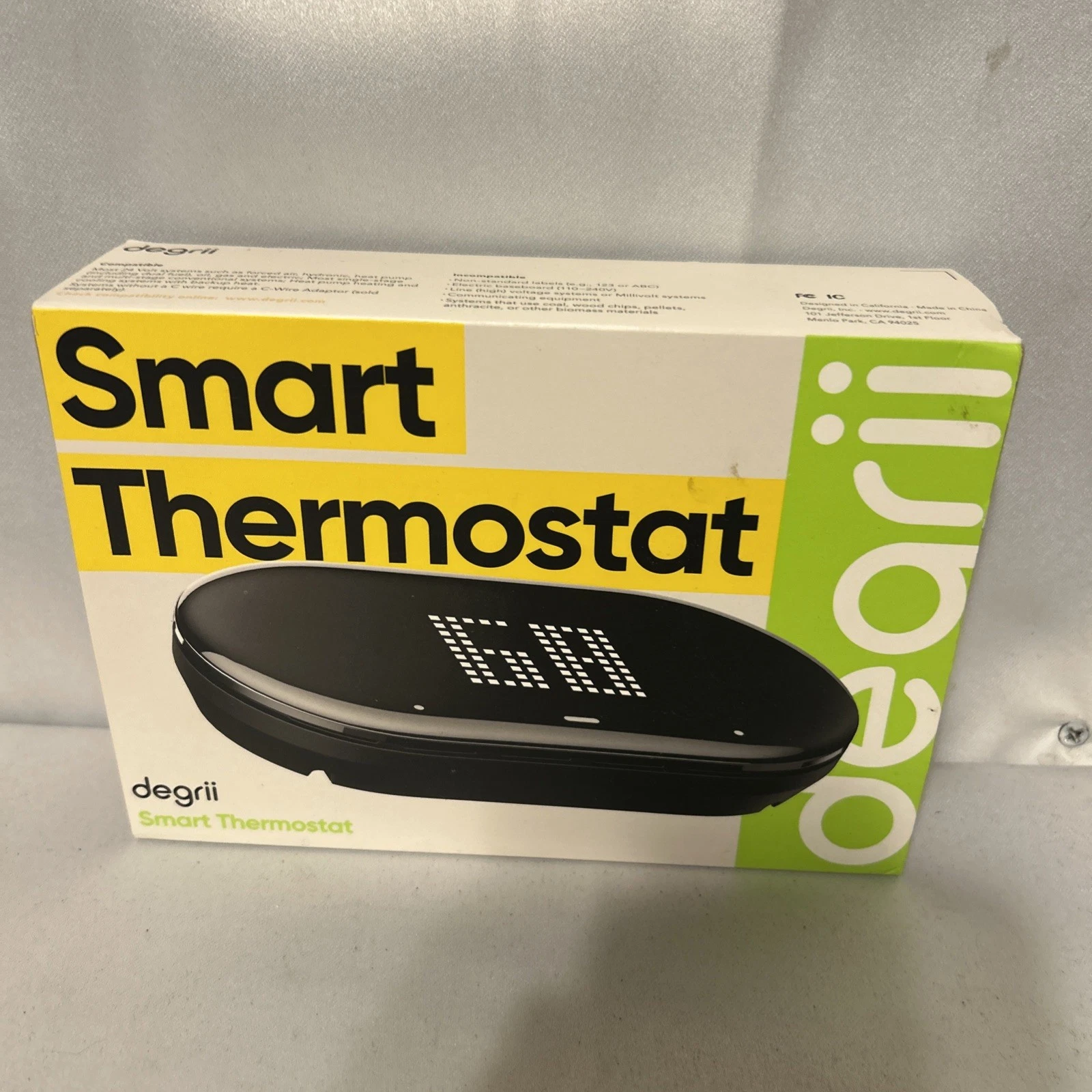 Degrii Smart Thermostat with Energy Saving, WiFi Programmable Thermostat