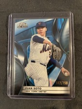 Topps 2025 Chrome Black Juan Soto Serial Numbered #130 New York Mets /150