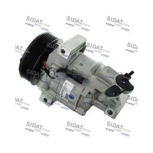 Compresseur climatisation Sidat 1.2176 pour réparer la clim de votre Dacia