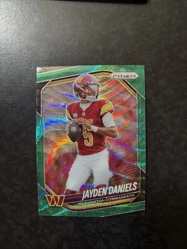 2025 Panini Prizm Jayden Daniels Green Wave Prizm