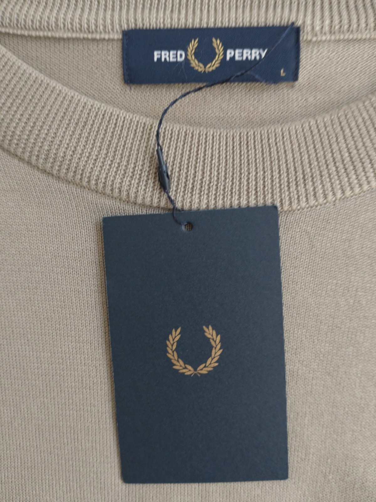 FRED PERRY * BNWT * SIZE L MULTI STRIPE FINE KNIT MEN'S TOP RRP £120 - FREE P+P image 3
