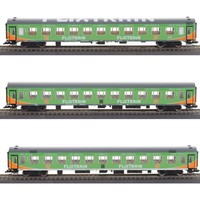 Tillig 01030 Reisezugwagenset „Flixtrain“ Bauart Halberstadt, Ep. Vi Tt + Neu