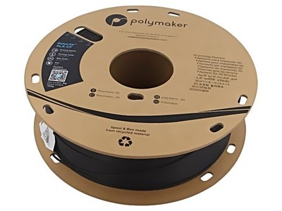 PA10001 Filament: PLA-CF 1,75mm schwarz 190-220°C 1kg PolyLite  POLYMAKER