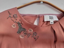 NOA NOA Embroidered Powder Pink Romantic Shir...