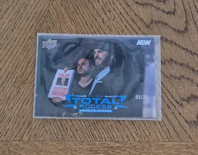 2025 Upper Deck AEW Total Access Blue /25 Nicholas Jackson