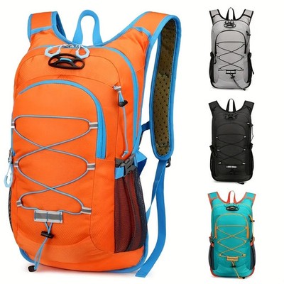Outdoor Cycling Backpack, Large Capacity Travel Hiking Shoulder Bag, Lightweight