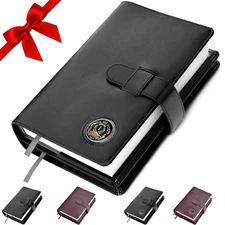 GALILEO® Double AA Big Book Cover & 12 Steps & 12 Traditions | Medallion Hold...