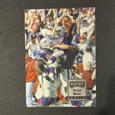 Playoff Contenders Vincent Brisby Rookie #116 Patriots 1993 Football Card. rookie card picture