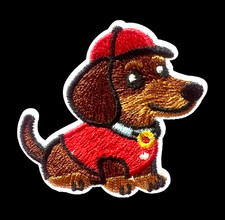 Cartoon Cute Pet Animal dog iron on patch 2 x 2-inch FREE SHIPPING