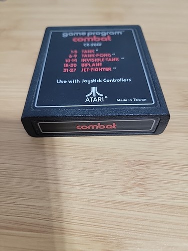 Combat (Atari 2600, 1977) Cart Only - CX2601 - Picture 4 of 4