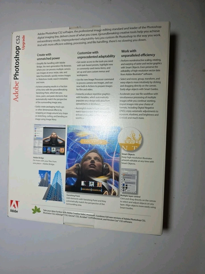 Adobe PhotoShop CS2 para Windows con video de entrenamiento y guía del usuario - discos como nuevos. Foto 2 de 2
