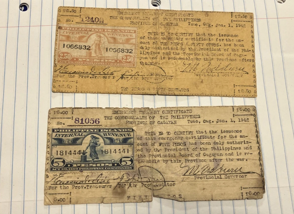 Year Emergency Issue Asian Paper Money 1942 Just Listed 2026