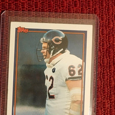 Topps Mark Bortz Chicago Bears 1990 Football Sports Trading Card #163