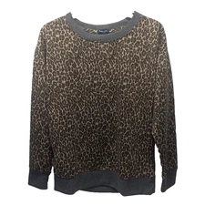 Splendid Ladies' Lively Leopard Long Sleeve Top - XS