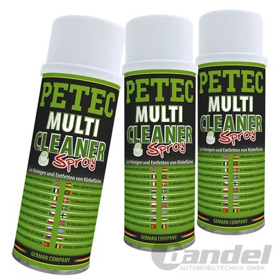 3x 82200 PETEC MULTICLEANER 200 ML REINIGER MEHRZWECKREINIGER ENTFETTUNG