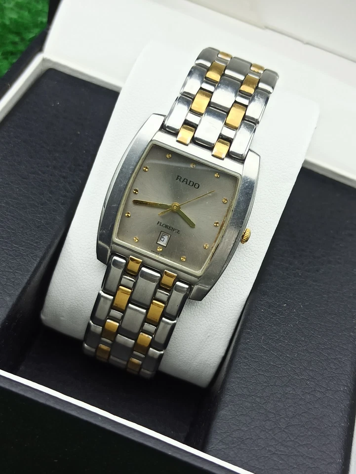 HIPER-RARO VINTAGE RELÓGIO RADO FLORENCE INCRÍVEL RELÓGIO MASCULINO FEITO NA SUÍÇA PERFEITO ESTADO ANOS 80 - Imagem 2 de 4