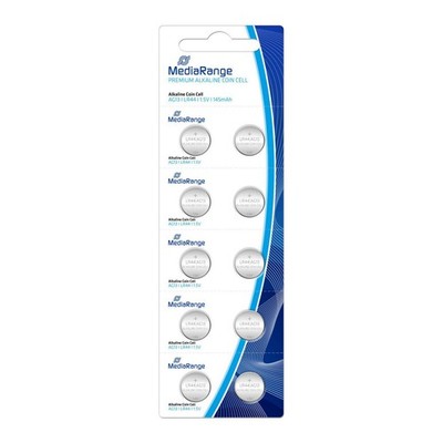 MediaRange MRBAT113 Battery Coin Cell Blister LR 44 1, ~E~